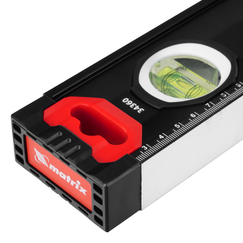 Уровень алюминиевый, усиленный, фрезерованный, 3 глазка, 400 мм Matrix по ценам производителя в Краснодаре с доставкой по всей России