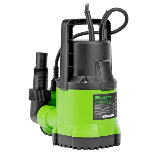 Дренажный насос для чистой воды СДН300-5, 300 Вт, напор 6.5м, 6500 л/ч Сибртех по ценам производителя в Краснодаре с доставкой по всей России