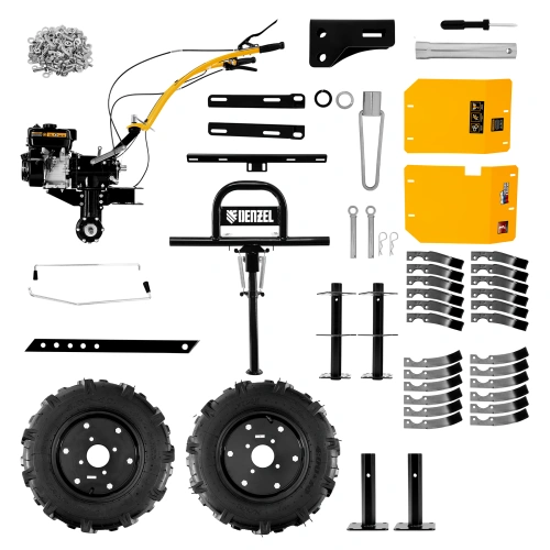 Мотоблок DPT-270X, 7 л.с, дисковое сцепление, ширина 90 см, глубина 35 см, фрез 3 х 4, ВОМ, передачи 2В/1Н Denzel по ценам производителя в Краснодаре с доставкой по всей России