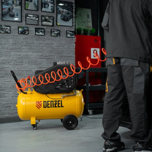 Компрессор воздушный рем. привод BCI 2200/100, 2,2 кВт, 100 литров, 420 л/мин Denzel по ценам производителя в Краснодаре с доставкой по всей России
