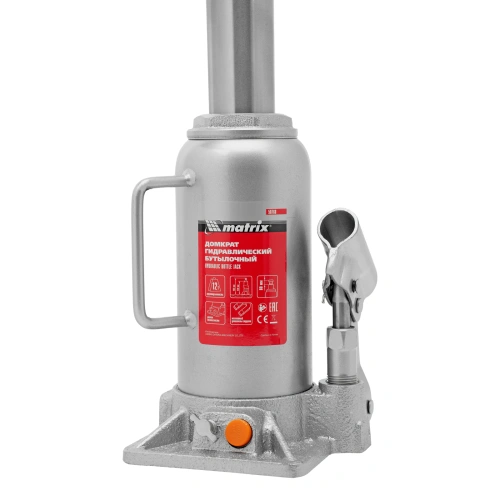 Домкрат гидравлический бутылочный, 12 т, h подъема 230-465 мм Matrix по ценам производителя в Краснодаре с доставкой по всей России