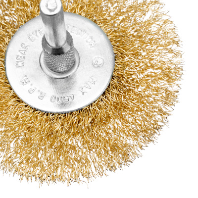 Набор щеток для дрели, 3 шт, 3 плоские, 50-63-75 мм, со шпильками, металлические Matrix по ценам производителя в Краснодаре с доставкой по всей России