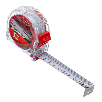 Рулетка Crystal,5 м х 25 мм,корпус из поликарбоната Matrix по ценам производителя в Краснодаре с доставкой по всей России