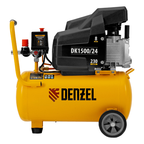 Компрессор воздушный DK1500/24, Х-PRO 1.5 кВт, 230 л/мин, 24 л Denzel по ценам производителя в Краснодаре с доставкой по всей России