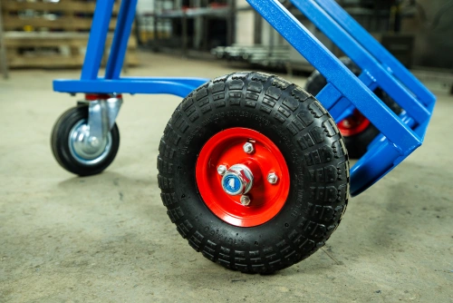 Тележка для газовых баллонов TOR ГБ-2, 2 баллона (250 пневмо колеса + 160 поворотное) по ценам производителя в Краснодаре с доставкой по всей России