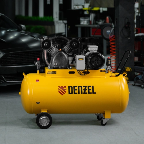 Компрессор воздушный рем. привод BCV 5500-T/270, 5,5 кВт, 270 литров, 850 л/мин Denzel по ценам производителя в Краснодаре с доставкой по всей России