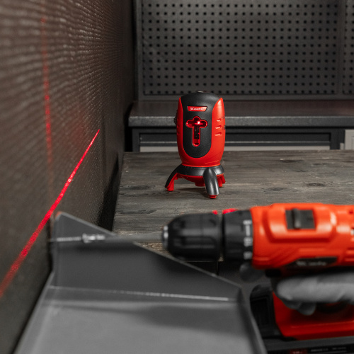 Лазерный уровень ML01T, дальность 10 м, точность ± 0,5 мм, / 1 м, длина волны 650 нм, проекция 1 вертикальная 1 горизонтальная плоскость, резьба под штатив 5/8" Matrix по ценам производителя в Краснодаре с доставкой по всей России