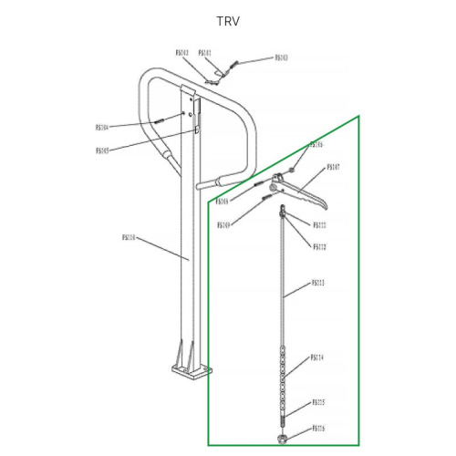 Тяга цепная в сборе для ручки TRV по ценам производителя в Краснодаре с доставкой по всей России