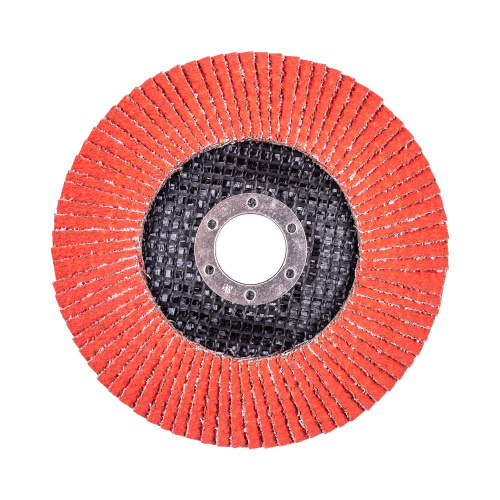 Круг лепестковый с керамическим абразивом для шлифования по нержавеющей стали FTL Everest 27 125 х 22,2 мм P40 по ценам производителя в Краснодаре с доставкой по всей России