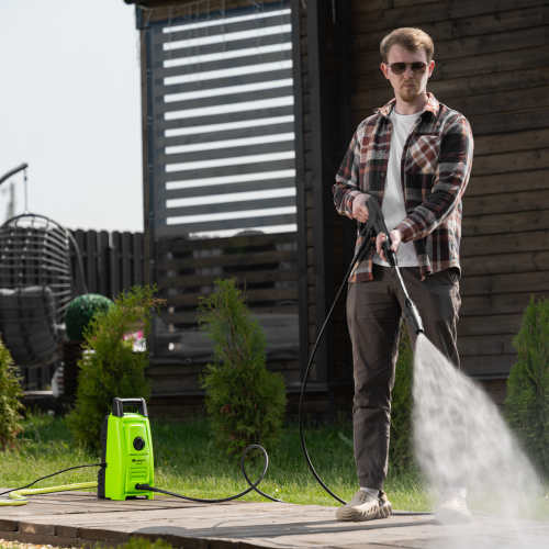 Моечная машина высокого давления АМ-1600, 1600 Вт, 130 бар, 330 л/ч, переносная Сибртех по ценам производителя в Краснодаре с доставкой по всей России