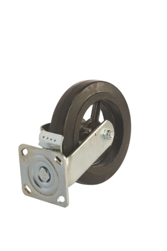 Колесо большегрузное поворотное SCdb 80 200 мм обрезиненное с тормозом (N) по ценам производителя в Краснодаре с доставкой по всей России