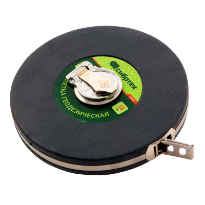 Рулетка геодезическая 30 м х 13 мм, закрытый корпус, фибергласовая лента Сибртех по ценам производителя в Краснодаре с доставкой по всей России