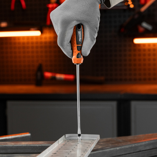 Отвертка "Point", SL5 х 150 мм, CS, двухкомпонентная рукоятка Sparta по ценам производителя в Краснодаре с доставкой по всей России