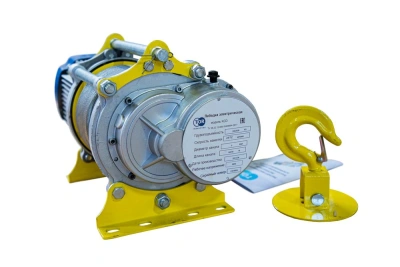 Лебедка электрическая  300/600кг  60/30м с канатом 380В 24м/мин алюминиевый корпус TOR KCD (TSA) купить в Москве с доставкой по всей России | ProtosMarket.ru