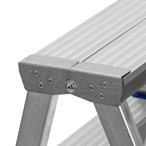 Стремянка двусторонняя 6 ступеней, алюминиевая, Сибртех по ценам производителя в Краснодаре с доставкой по всей России