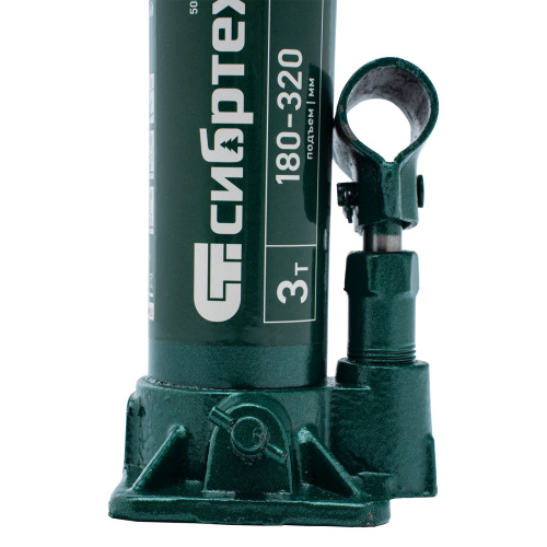 Домкрат гидравлический бутылочный, 3 т, 180-320 мм Сибртех по ценам производителя в Краснодаре с доставкой по всей России