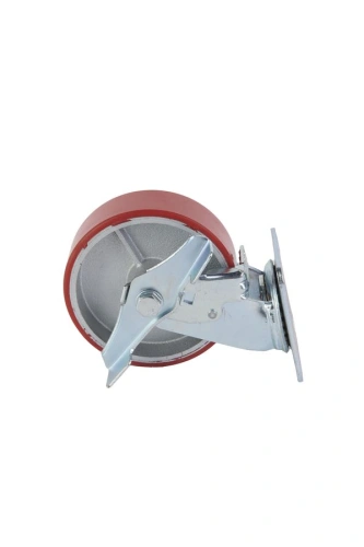 Колесо большегрузное поворотное SCpb 63 150 мм полиуретановое с тормозом (N) по ценам производителя в Краснодаре с доставкой по всей России