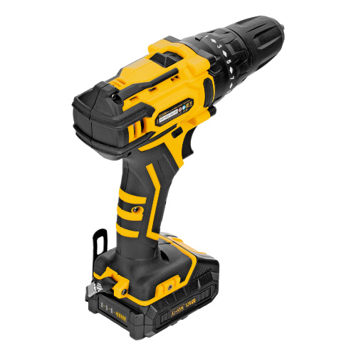 Дрель-шуруповерт аккумуляторная CDL-12-02BM, Li-Ion, 12 В, 2 акк. Denzel по ценам производителя в Краснодаре с доставкой по всей России