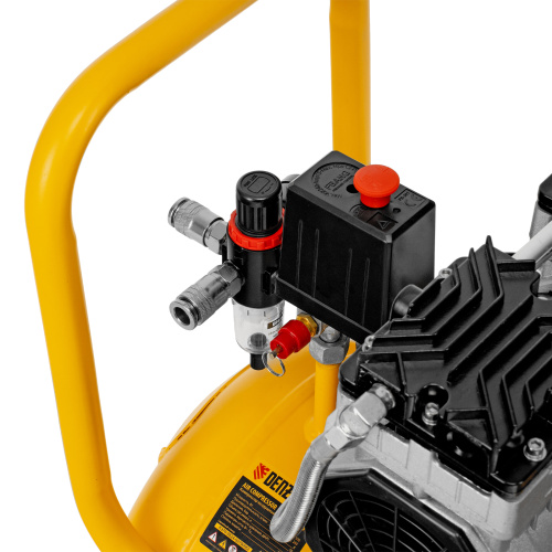 Компрессор безмасляный, малошумный DLS 1500/50, 1500 ВТ, 2x750, 50 л, 260 л/мин Denzel по ценам производителя в Краснодаре с доставкой по всей России