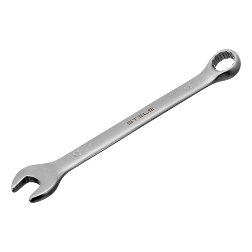 Ключ комбинированный, 12 мм, CrV, матовый хром Stels по ценам производителя в Краснодаре с доставкой по всей России