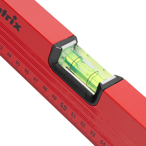 Уровень алюминиевый, 1000 мм, 3 глазка, красный, линейка Matrix по ценам производителя в Краснодаре с доставкой по всей России