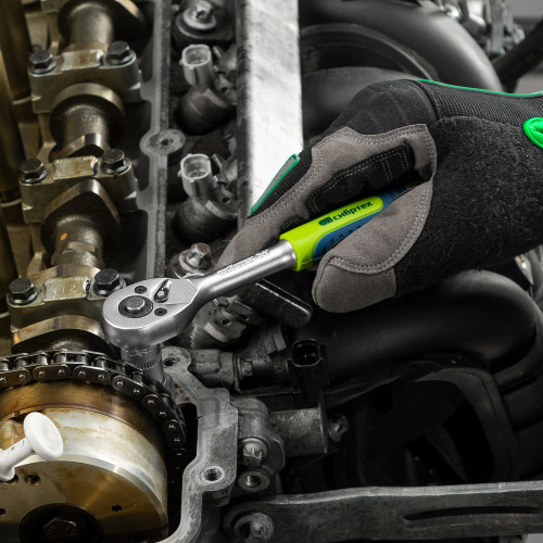 Набор инструментов, 1/2", 3/8", 1/4", пластиковый кейс 215 предм. Сибртех по ценам производителя в Краснодаре с доставкой по всей России