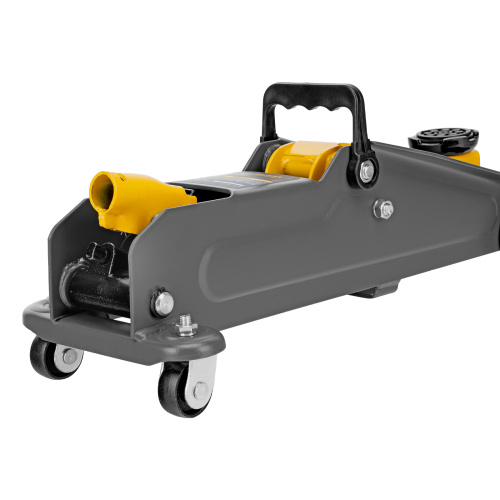 Домкрат гидравлический подкатной, 2 т, 135-385 мм, в пласт. кейсе Denzel по ценам производителя в Краснодаре с доставкой по всей России