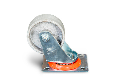 Колесо поворотное чугунное EM01 VKV 80 80 мм термостойкое по ценам производителя в Краснодаре с доставкой по всей России