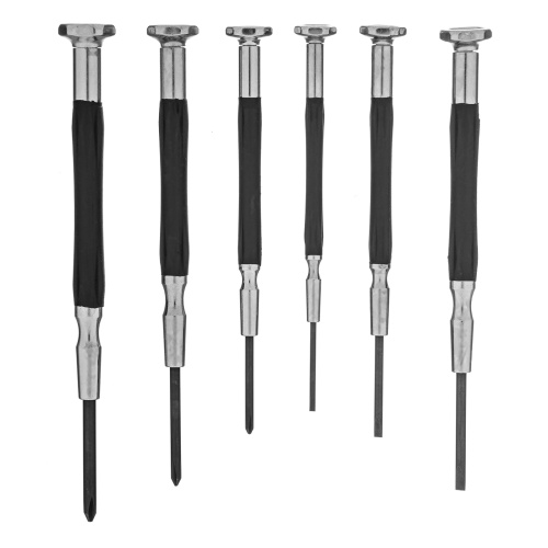 Набор отверток для точной механики, CrMo, металлические обрезиненные рукоятки, 6 шт, бокс трансформер Gross по ценам производителя в Краснодаре с доставкой по всей России