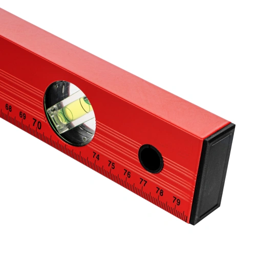 Уровень алюминиевый, 800 мм, 3 глазка, красный, линейка Matrix по ценам производителя в Краснодаре с доставкой по всей России