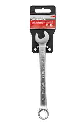 Ключ комбинированный, 13 мм, CrV, матовый хром Matrix по ценам производителя в Краснодаре с доставкой по всей России