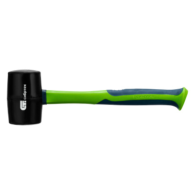 Киянка резиновая, 680 г, черная резина, фибергласовая рукоятка Сибртех купить в Москве с доставкой по всей России | ProtosMarket.ru