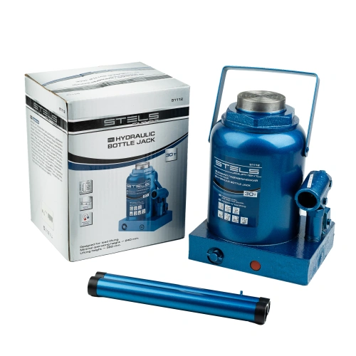 Домкрат гидравлический бутылочный, 30 т, H подъема 240-370 мм Stels по ценам производителя в Краснодаре с доставкой по всей России