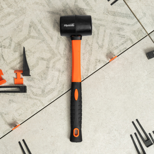 Киянка резиновая, 225 г, черная резина, фибергласовая рукоятка Sparta по ценам производителя в Краснодаре с доставкой по всей России