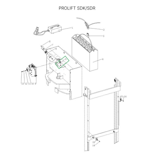 Замок включения питания для штабелеров SDR 1536/1545S/1645/1656/2036/2045, SDK, для тележек SK20 по ценам производителя в Краснодаре с доставкой по всей России