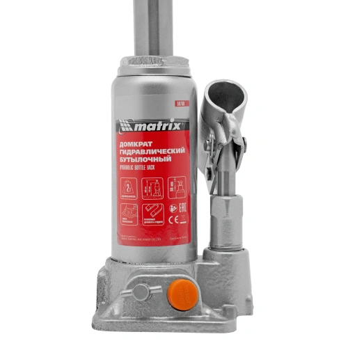 Домкрат гидравлический бутылочный, 2 т, h подъема 158-308 мм Matrix по ценам производителя в Краснодаре с доставкой по всей России