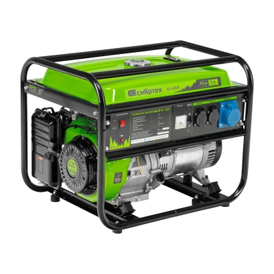 Генератор бензиновый БС-6500, 5.5 кВт, 230В, четырехтактный, 25 л, ручной стартер Сибртех купить в Москве с доставкой по всей России | ProtosMarket.ru