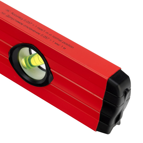 Уровень алюминиевый, 800 мм, фрезерованный, 3 глазка, две эргономичные ручки Matrix по ценам производителя в Краснодаре с доставкой по всей России