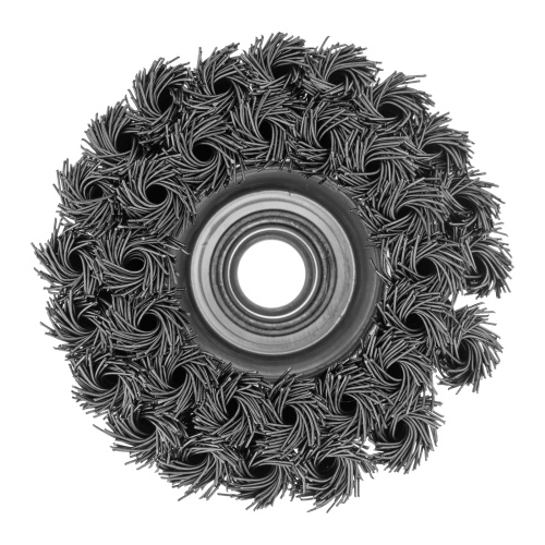 Щетка для УШМ, 75 мм, М14, "чашка", двухрядная, крученая проволока 0.5 мм Matrix по ценам производителя в Краснодаре с доставкой по всей России