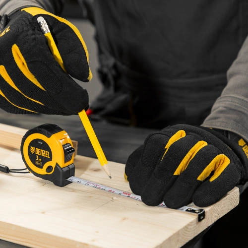 Рулетка 3м х 13мм, двухкомп. корпус, кнопка-пауза Denzel по ценам производителя в Краснодаре с доставкой по всей России