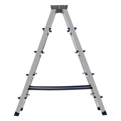 Стремянка двусторонняя 5 ступеней, алюминиевая, Сибртех по ценам производителя в Краснодаре с доставкой по всей России