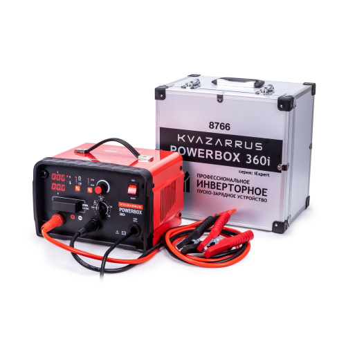 Инверторное пуско-зарядное устройство KVAZARRUS PowerBox 360i, таймер, алюминиевый кейс купить в Москве с доставкой по всей России | ProtosMarket.ru