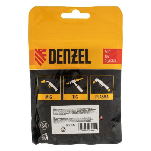 Держатель цанги для электрода 2мм, 2,4мм, 3,2 мм, 10 шт Denzel по ценам производителя в Краснодаре с доставкой по всей России