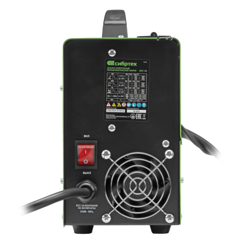 Аппарат инвертор. полуавтомат. сварки ИСП-140, 140 А, ПВ 60% Сибртех по ценам производителя в Краснодаре с доставкой по всей России