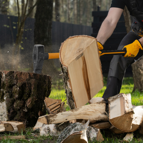 Колун-кувалда 4000 г, кованая, фибергласовая  рукоятка c TPR покрытием, 880 мм Denzel по ценам производителя в Краснодаре с доставкой по всей России