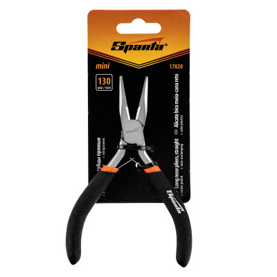 Длинногубцы прямые Mini, 130 мм, никелированные, авторазжим Sparta по ценам производителя в Краснодаре с доставкой по всей России