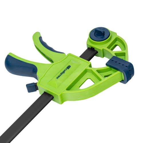 Струбцина F-образная, быстрозажимная, 200 х 70 х 420 мм, пластиковый корпус, фиксатор, двухкомпонентная рукоятка Сибртех по ценам производителя в Краснодаре с доставкой по всей России