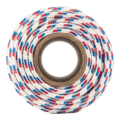 Фал плетеный полипропиленовый с сердечником, 8 мм, L 100 м, 16-прядный, Сибртех купить в Москве с доставкой по всей России | ProtosMarket.ru