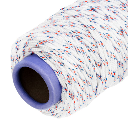 Фал плетеный полипропиленовый с сердечником, 6 мм, L100 м, 16-прядный, Сибртех по ценам производителя в Краснодаре с доставкой по всей России