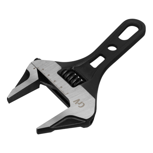 Ключ разводной 185 мм, CrV, кованый, укороченная рукоятка Denzel по ценам производителя в Краснодаре с доставкой по всей России